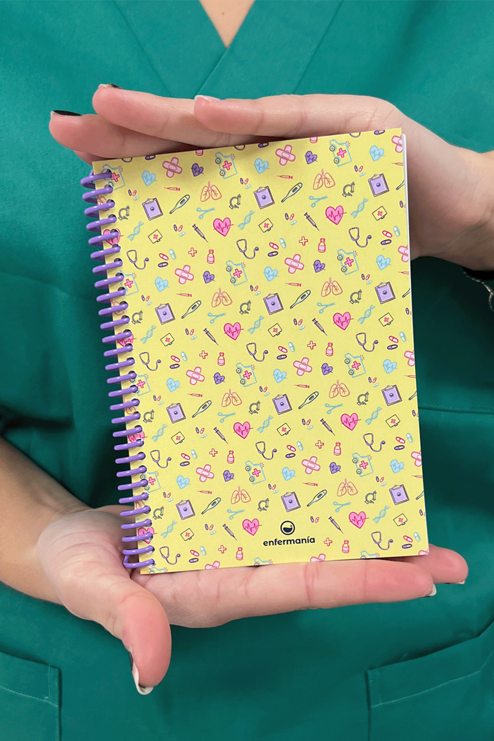 Enfermania Papelería Lemon carnet A6 poche Instrumental