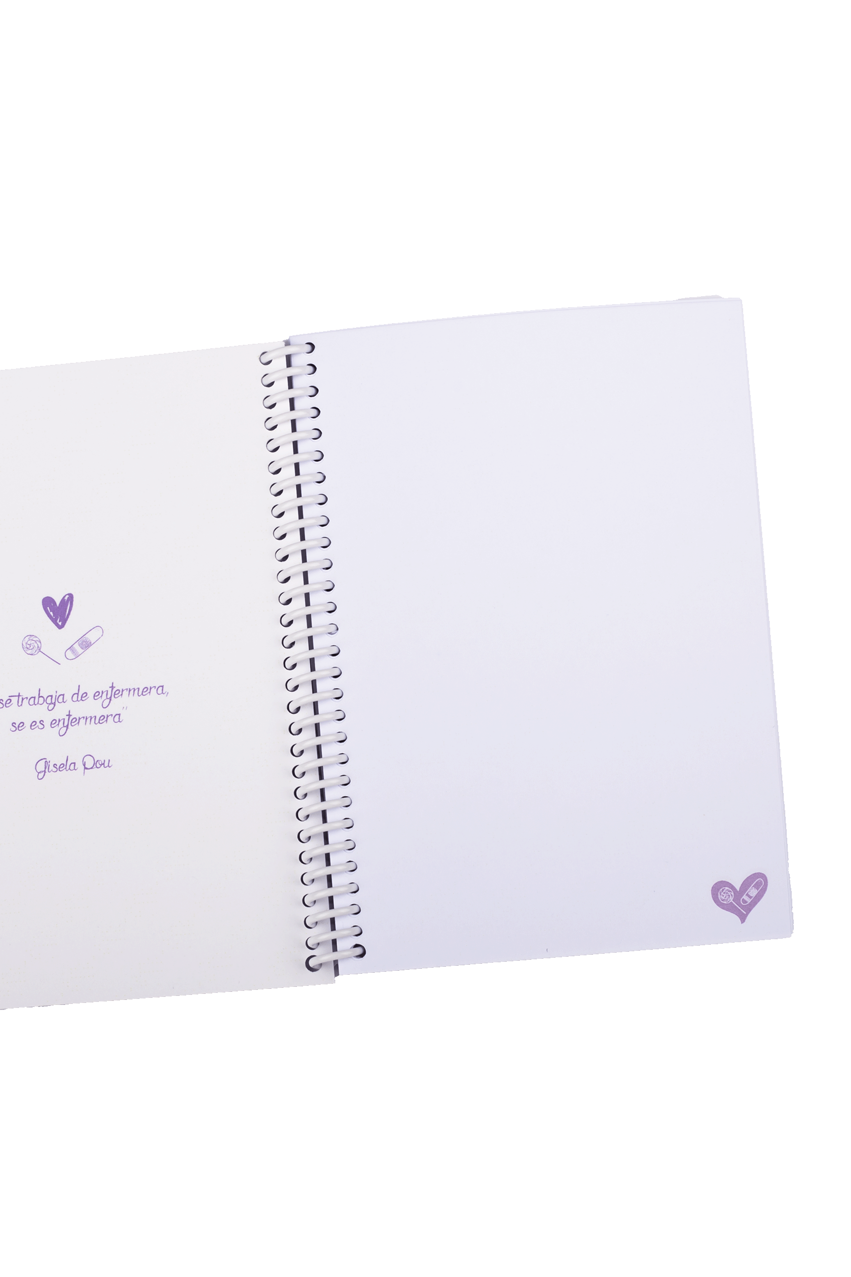 Enfermania Sweet Lavanda carnet A6 poche 50 pages