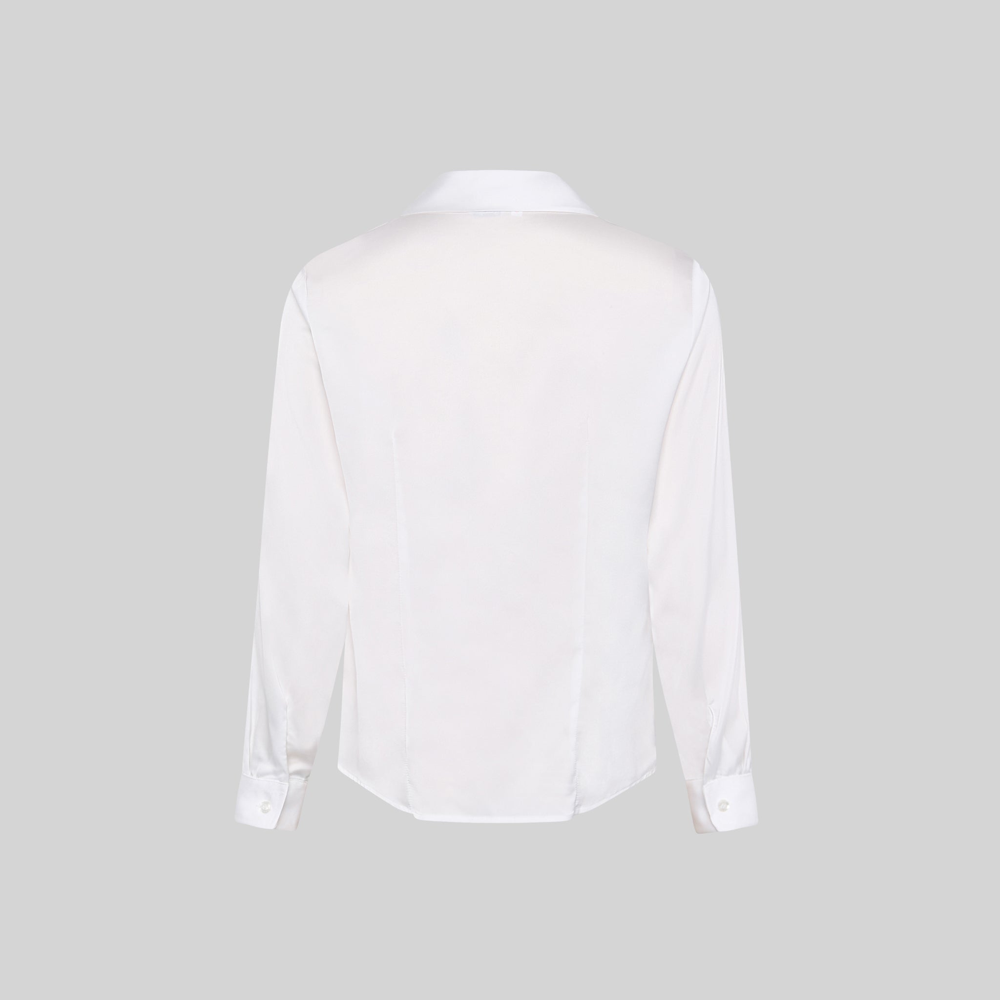 Gary's Oriana blouse satin femme manches longues noire