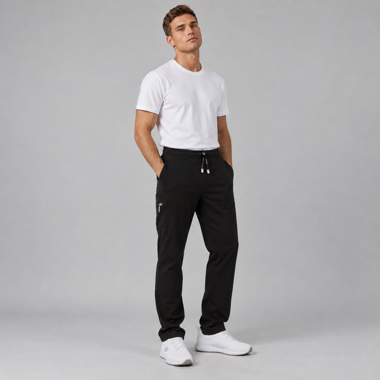 Gary's Pants pantalon Ecolyptus noir multipoches