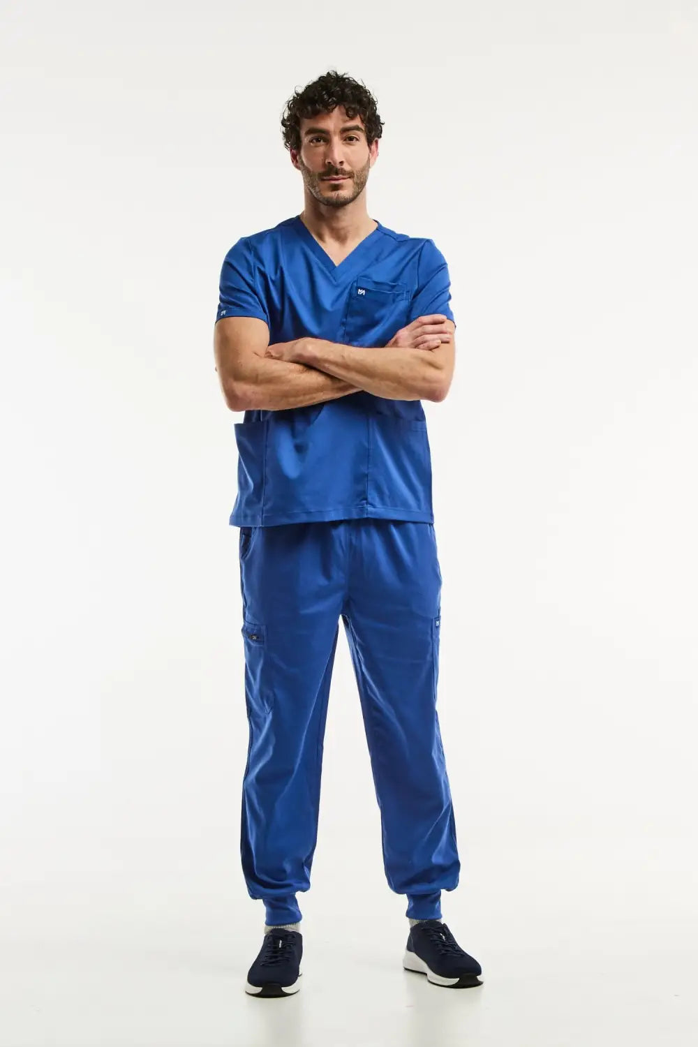 Aelin LUCA Jogger tenue médicale homme bleu roi