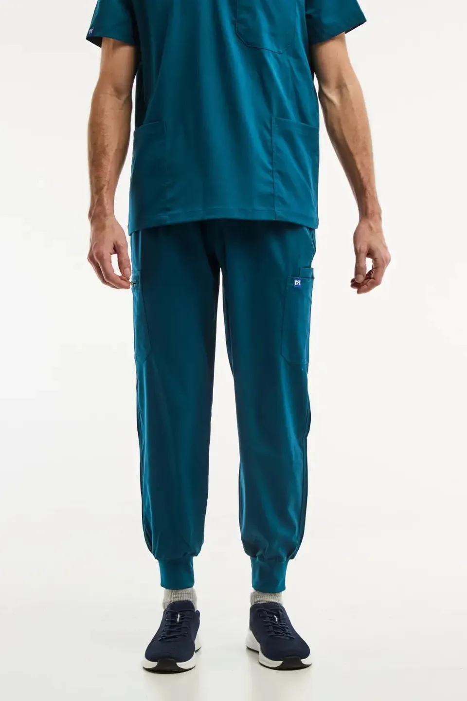 Aelin LUCA Jogger pantalon médical homme vert turquoise