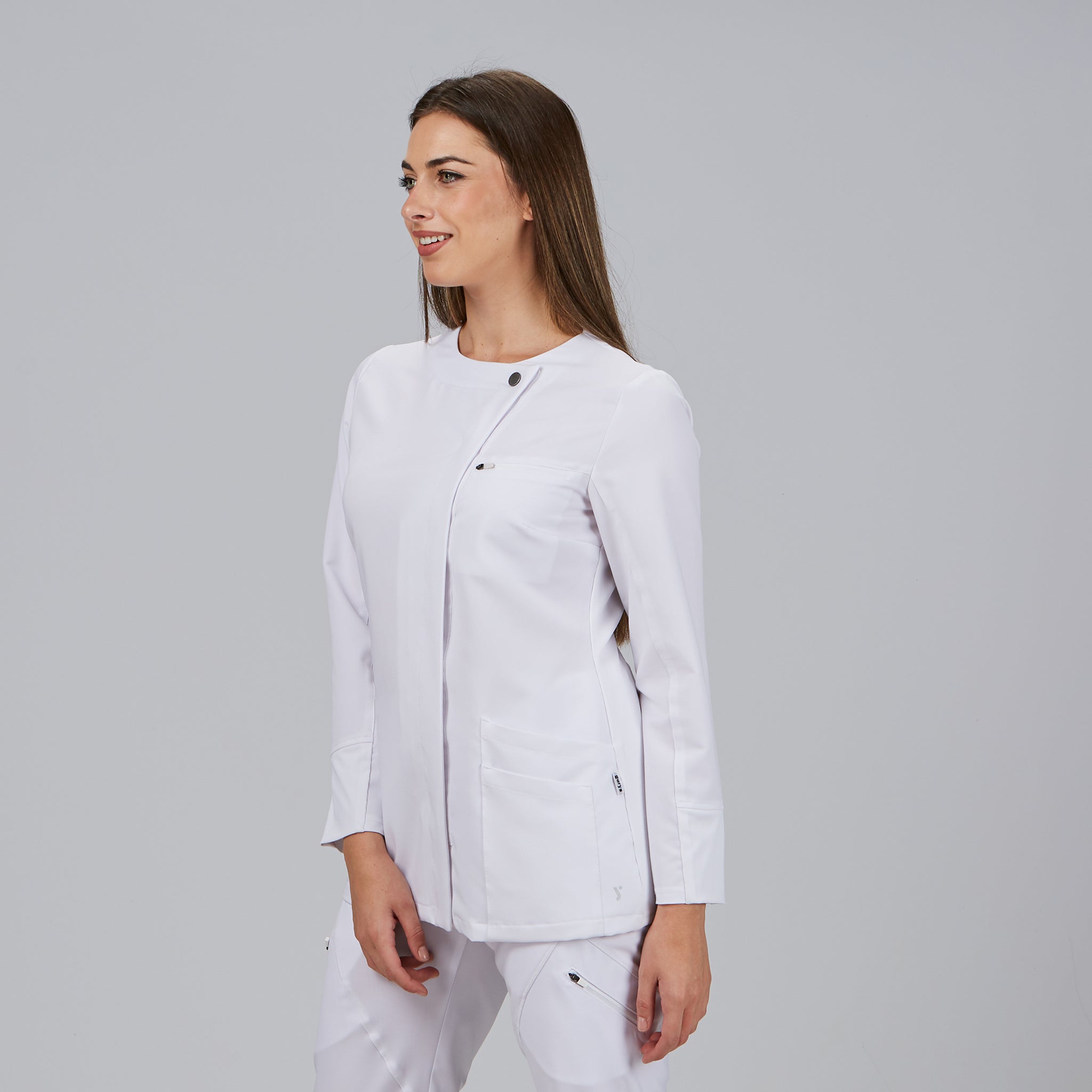 Gary's Marina blouse médicale femme noire manches longues