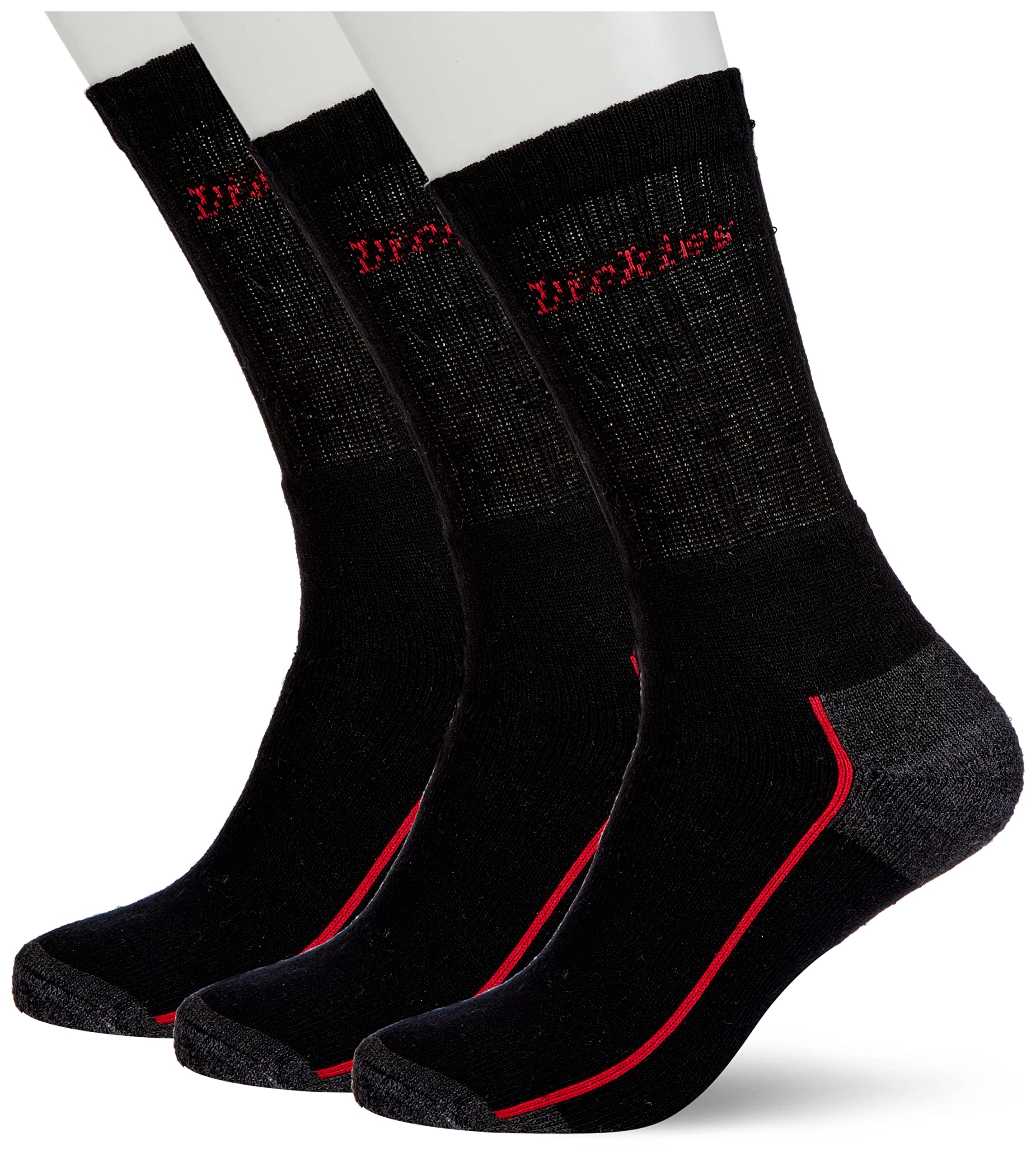 Dickies Cordura chaussettes de travail noires 58-60 lot 3