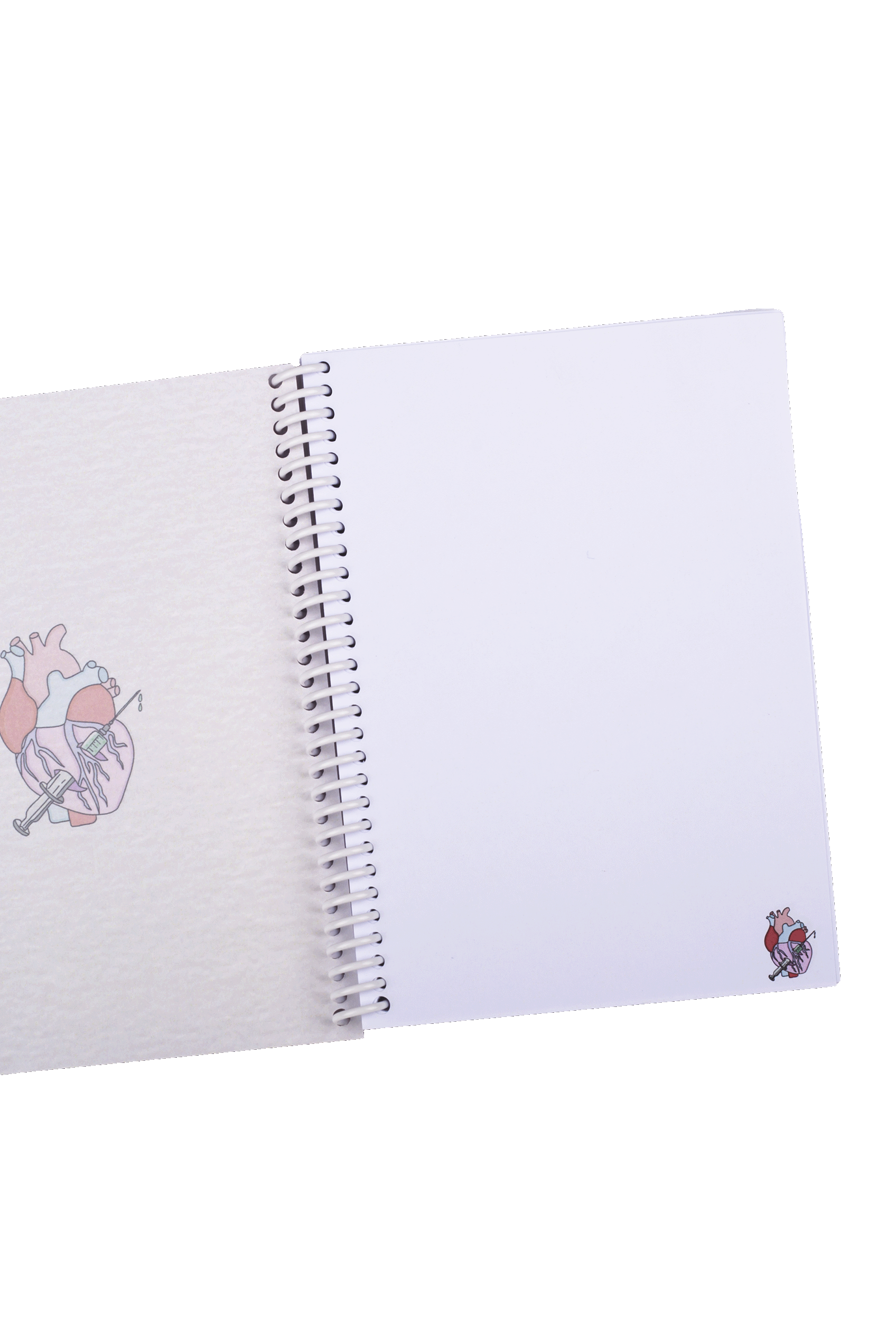 Enfermania Papeleria Rebelheart carnet A6 spirale 50 pages