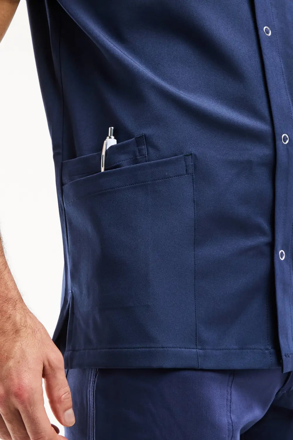 Aelin Noah Blouse Médicale Homme Bleu Marine Stretch