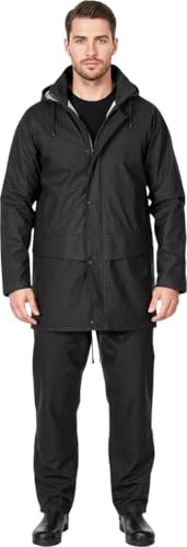 Reis Kplpub Ensemble pluie PVC noir taille XXL