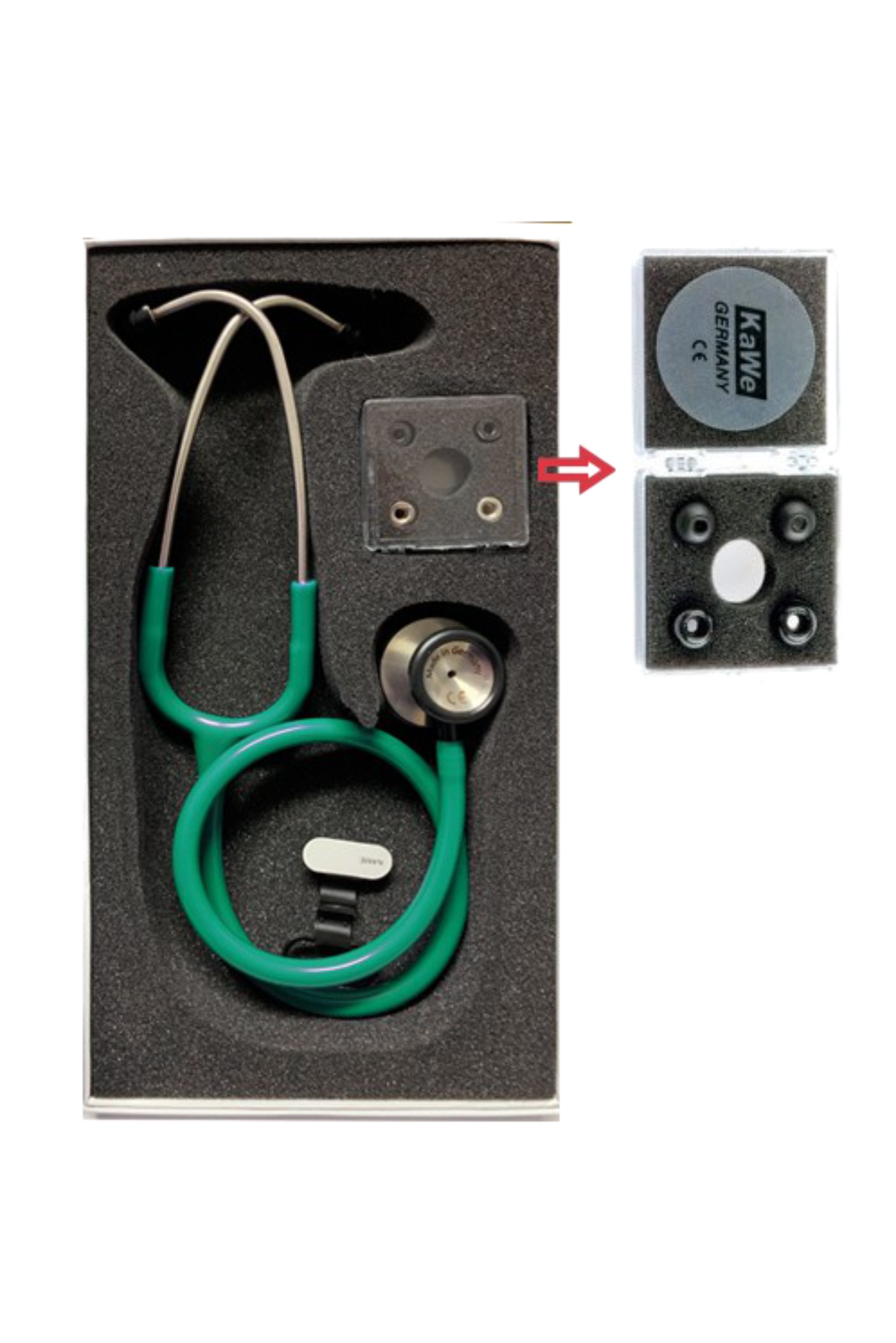 Enfermania KaWe Prestige stéthoscope acier inoxydable