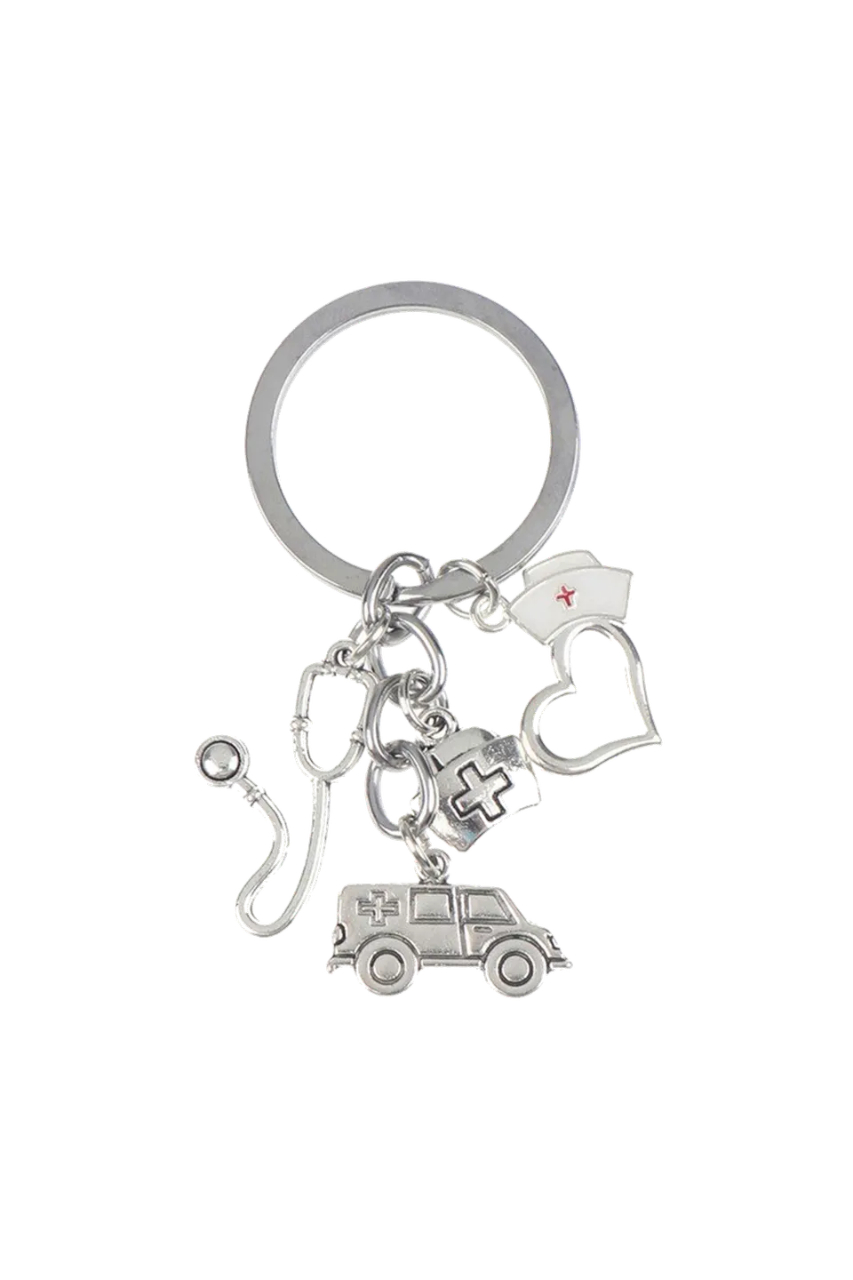 Enfermania Regalos Porte-clés ambulance métal charms