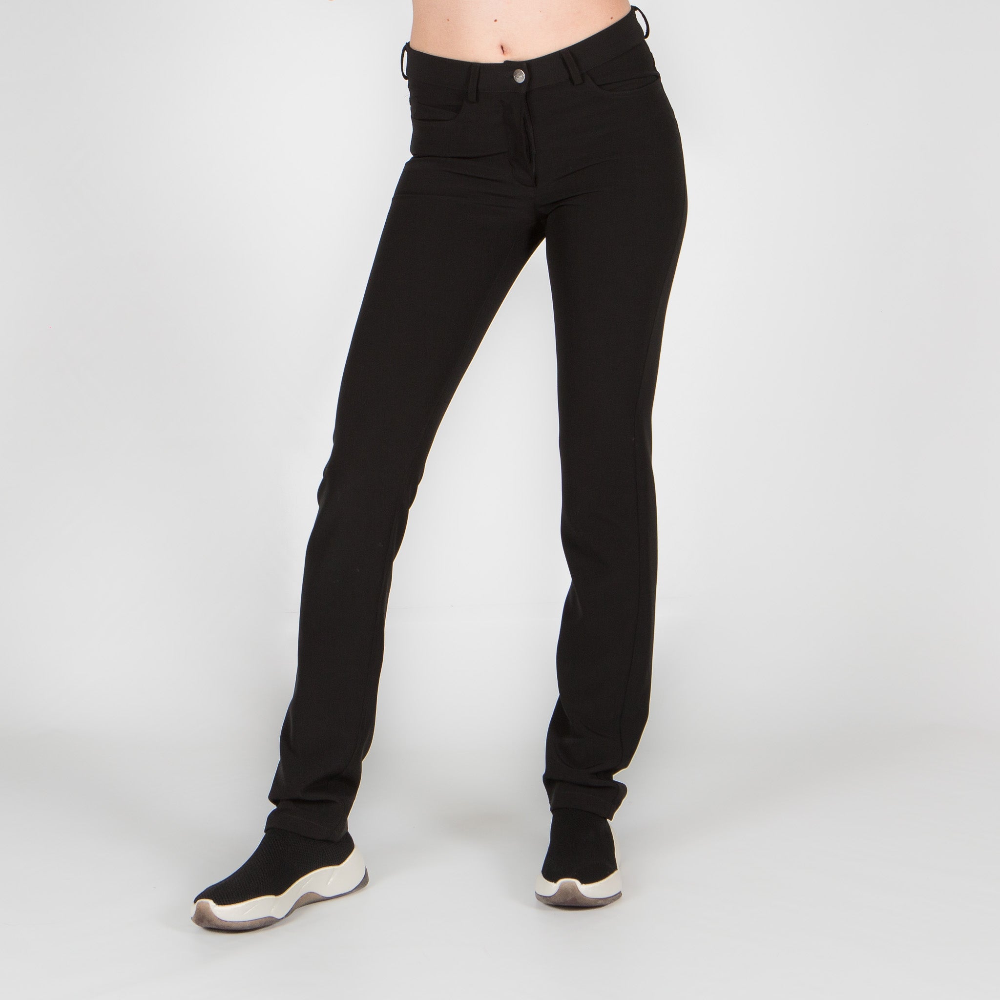 GARY'S Pants pantalon travail femme stretch noir poches jean