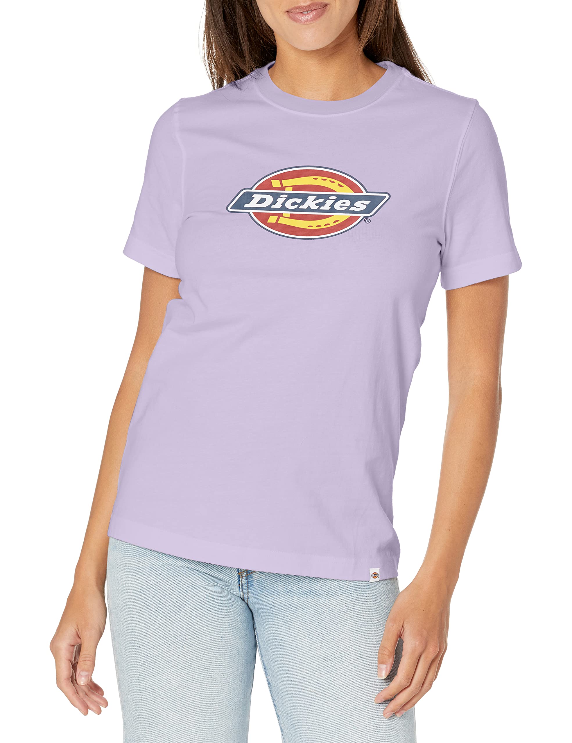 Dickies t-shirt épais logo femme noir jersey lourd