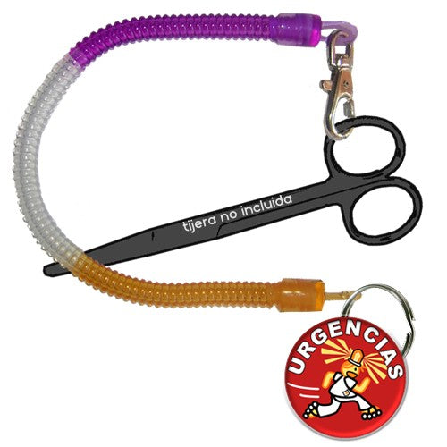 Enfermania Regalos porte-ciseaux spiral chapa enfermera