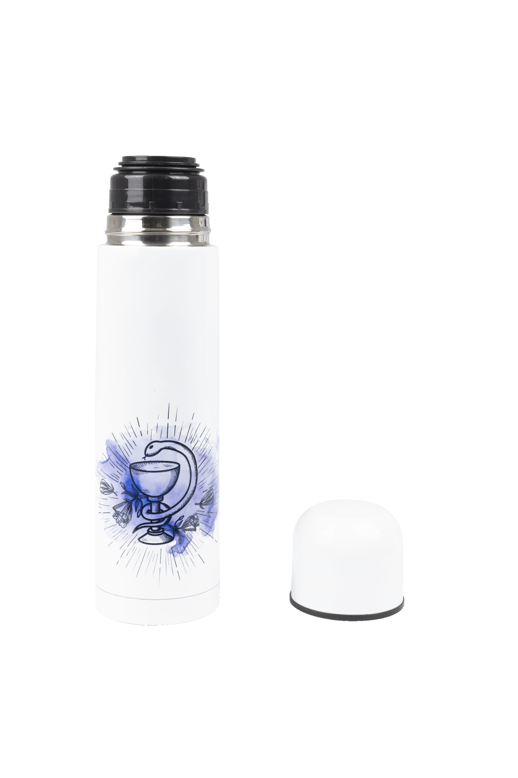 Enfermania Regalos thermos pharmacie caducée 500 ml inox