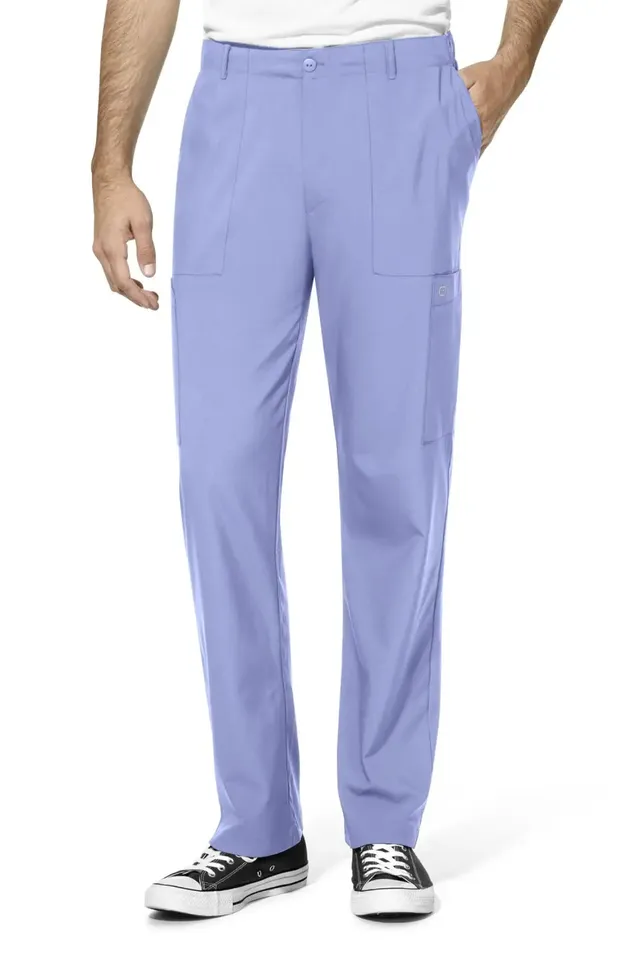 Aelin Luca W123 pantalon de bloc bleu ciel microfibre
