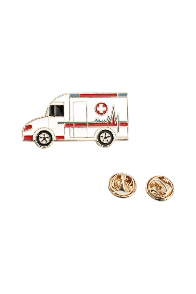 Enfermania Regalos pin ambulance 43x22 mm métal