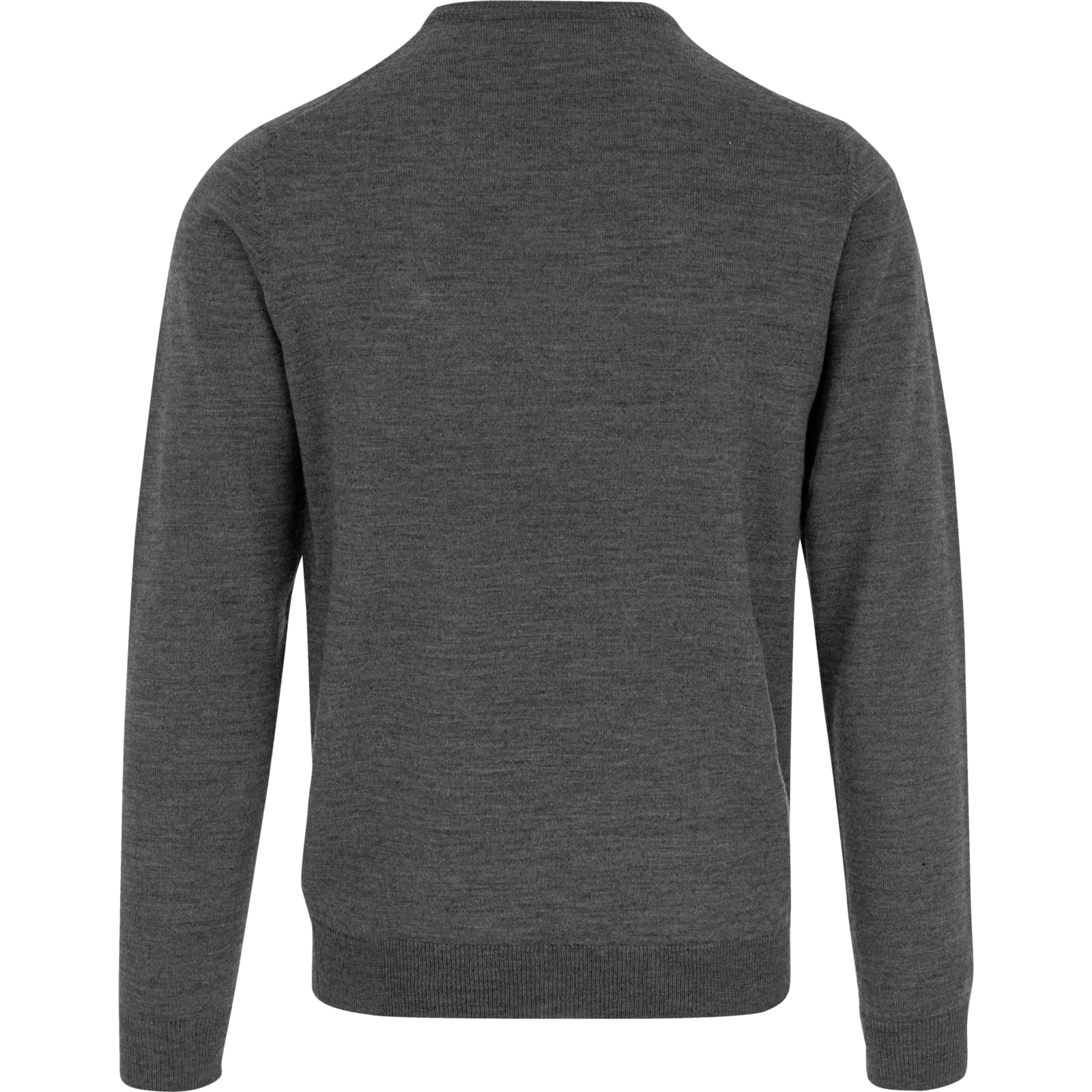 Würth MODYF Les Essentiels Pull Col V Gris Coton Laine
