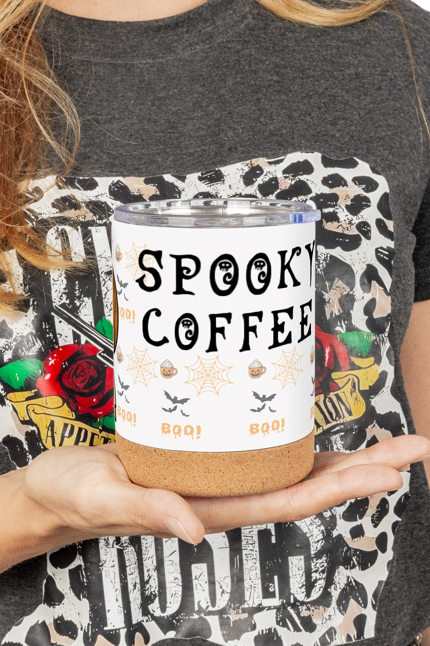 Enfermania Regalos mug isotherme 330 ml halloween inox