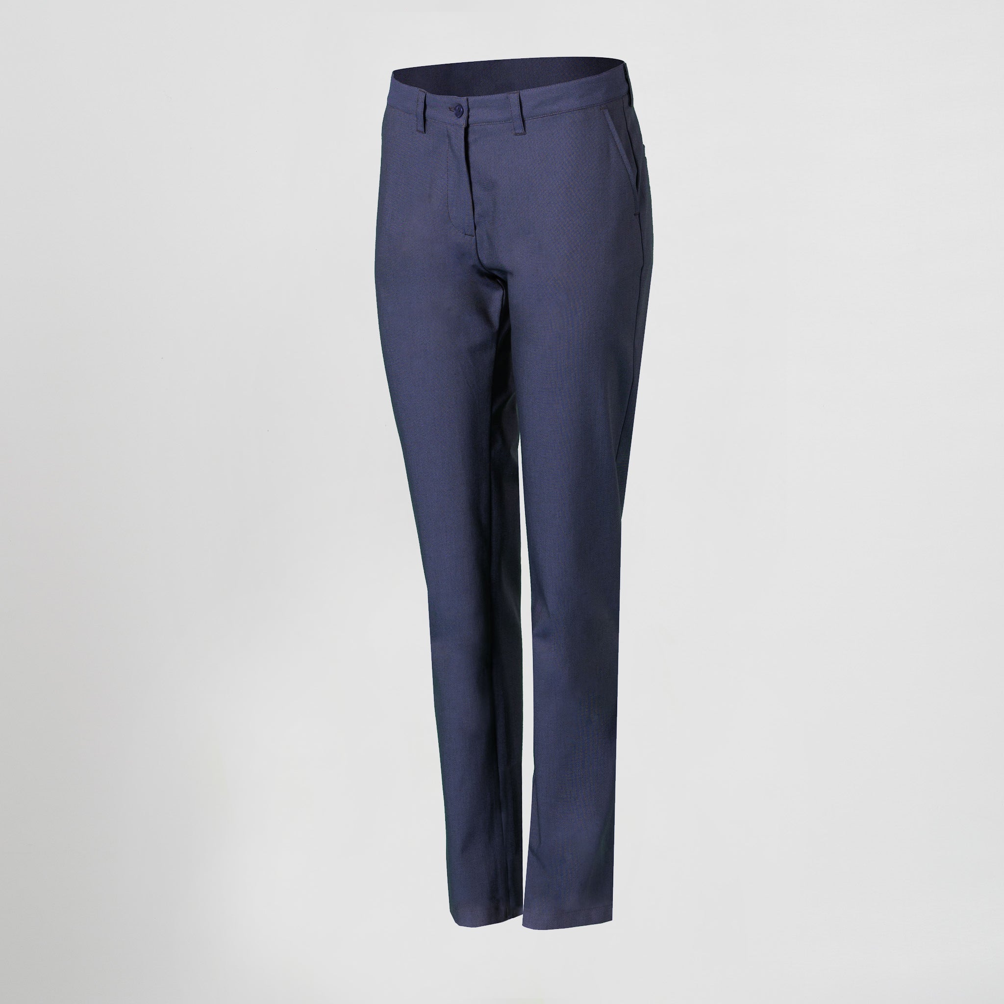 GARY'S Chino Pantalon de travail femme noir coton stretch