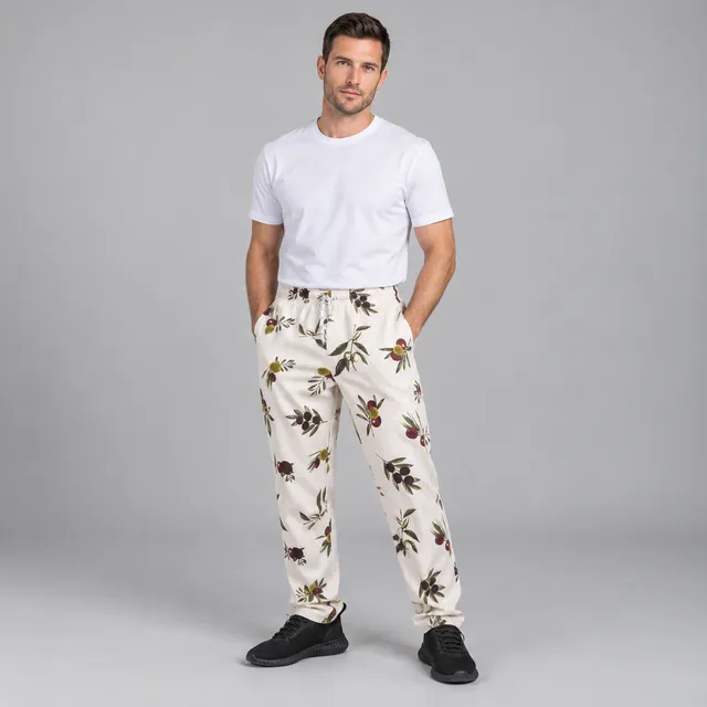 GARY'S pantalon cuisine unisexe coton Olivas