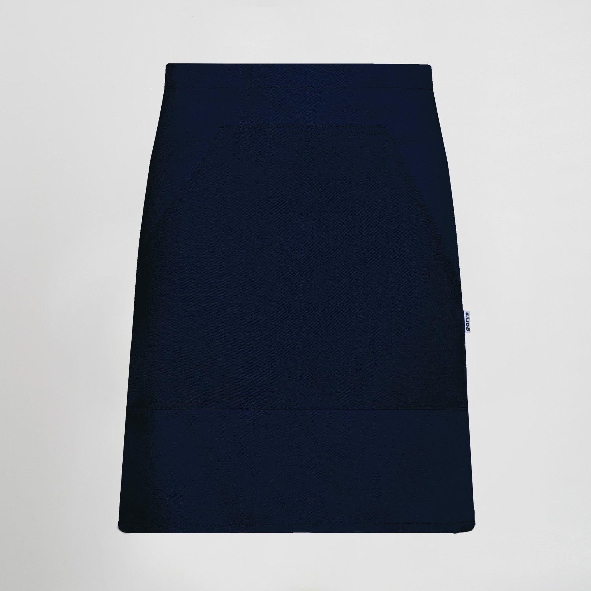 Gary's tablier court noir à poches 50x75 cm sergé polyester