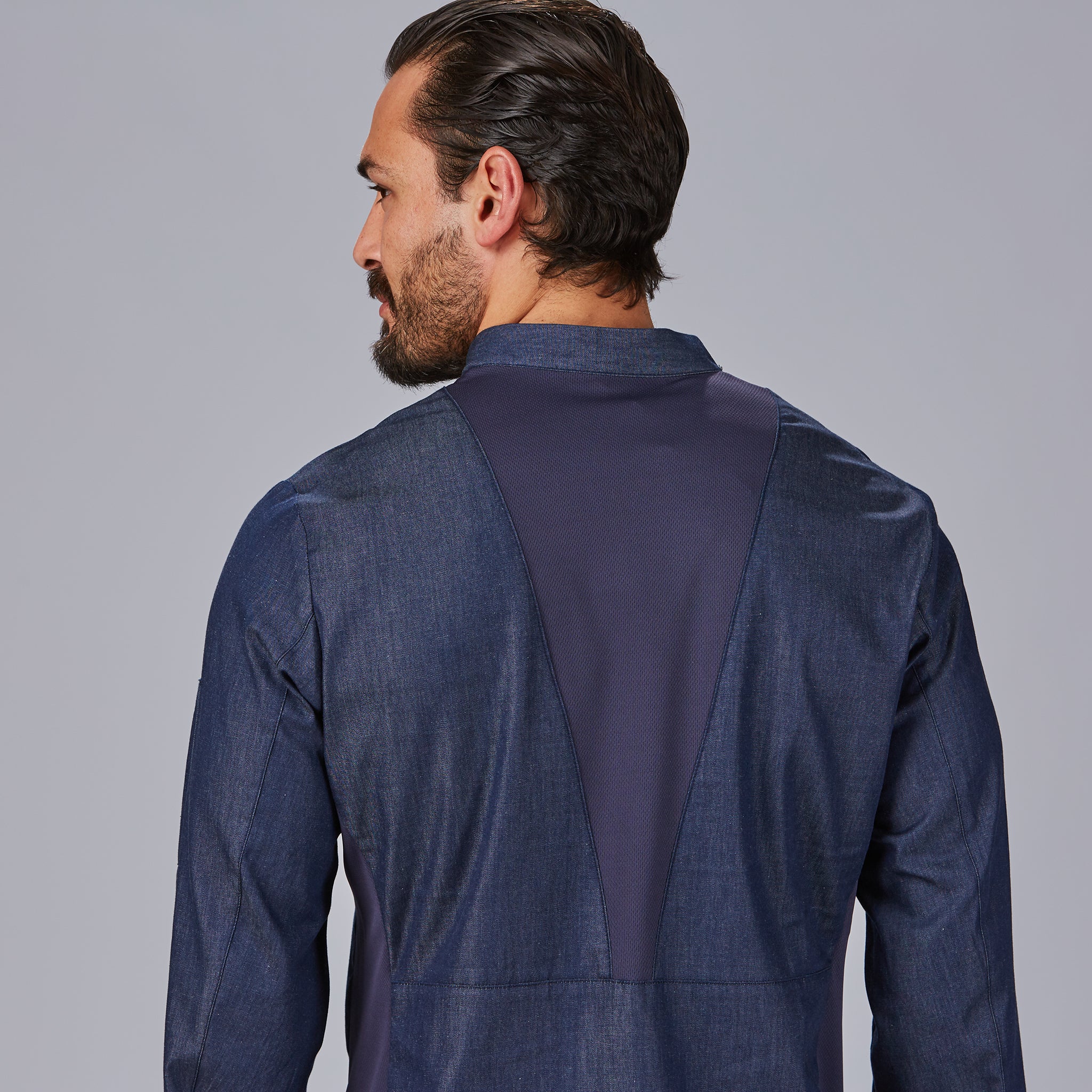 Gary's Santana Veste Cuisine Unisexe Zafiro Denim Stretch
