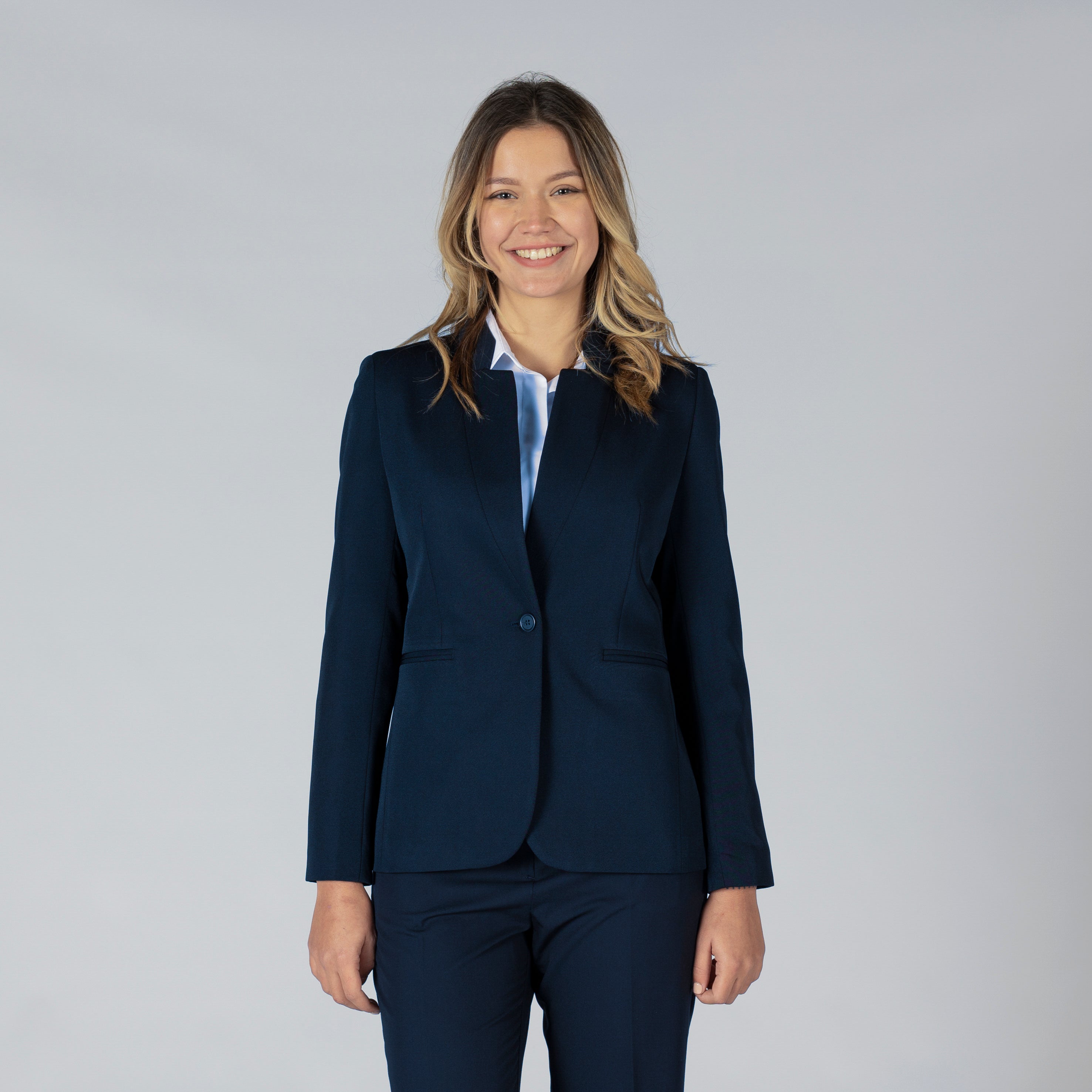GARY'S Trivial blazer femme noir revers châle