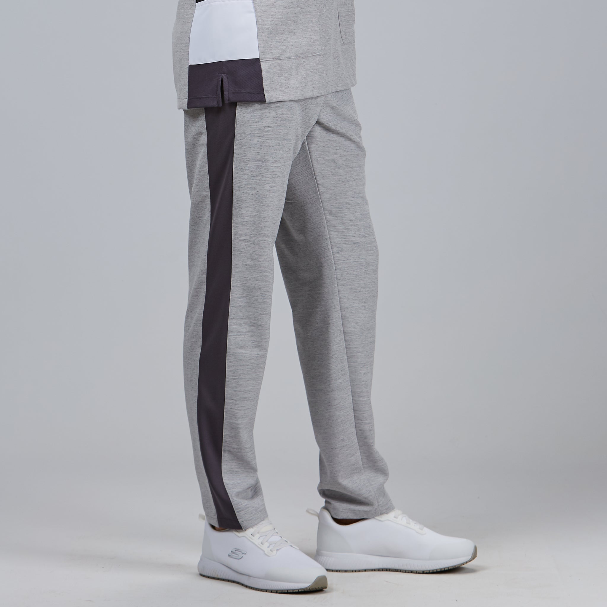Gary's Pants Side Line pantalon médical gris perla stretch