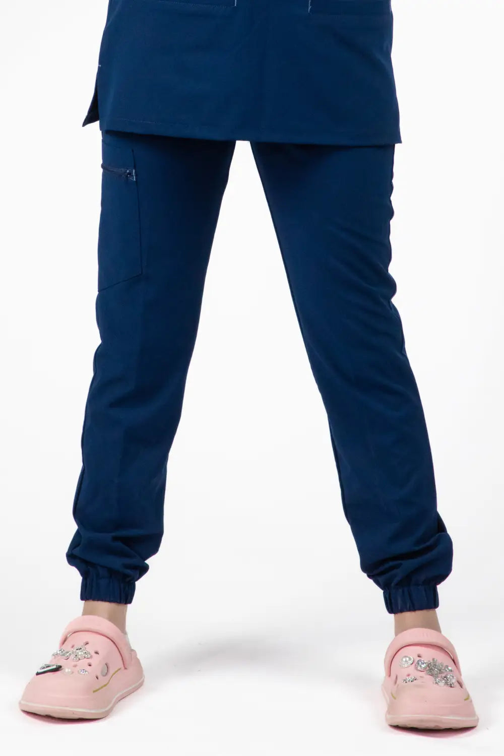 Aelin Slimfit NEW Pantalon médical Bleu 3 poches
