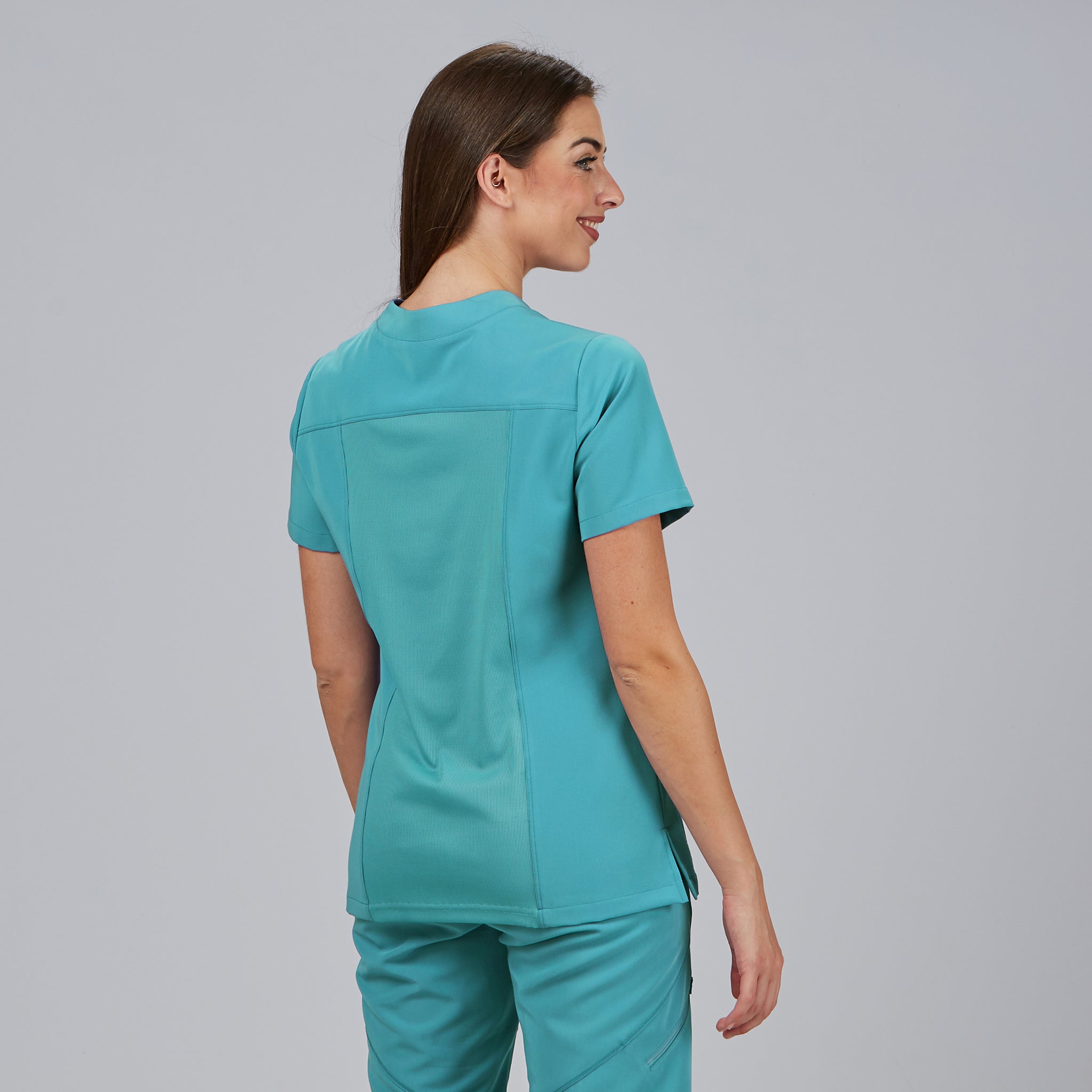 GARY'S Marla blouse médicale femme noire manches courtes