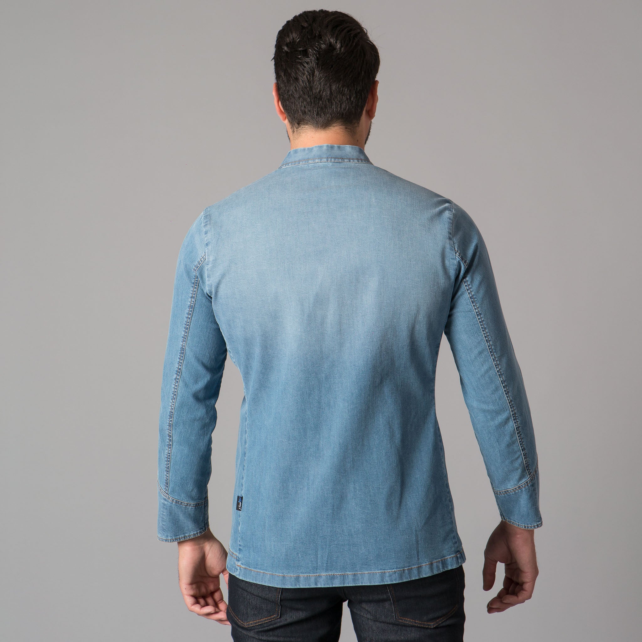 Gary's Chef Jackets Ventura veste cuisine jean bleu
