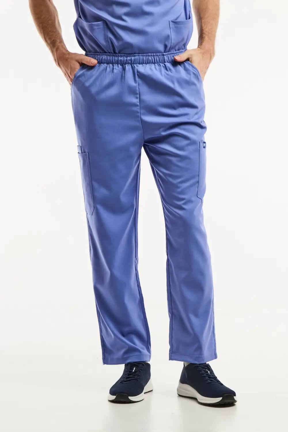Aelin LUCA Pantalon Médical Homme Bleu Stretch