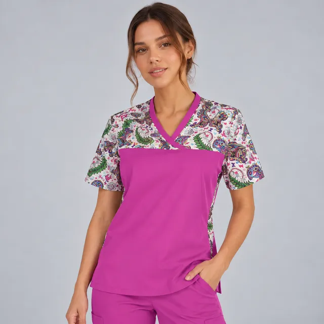 Gary's Pico Hippie blouse médicale imprimé hippie