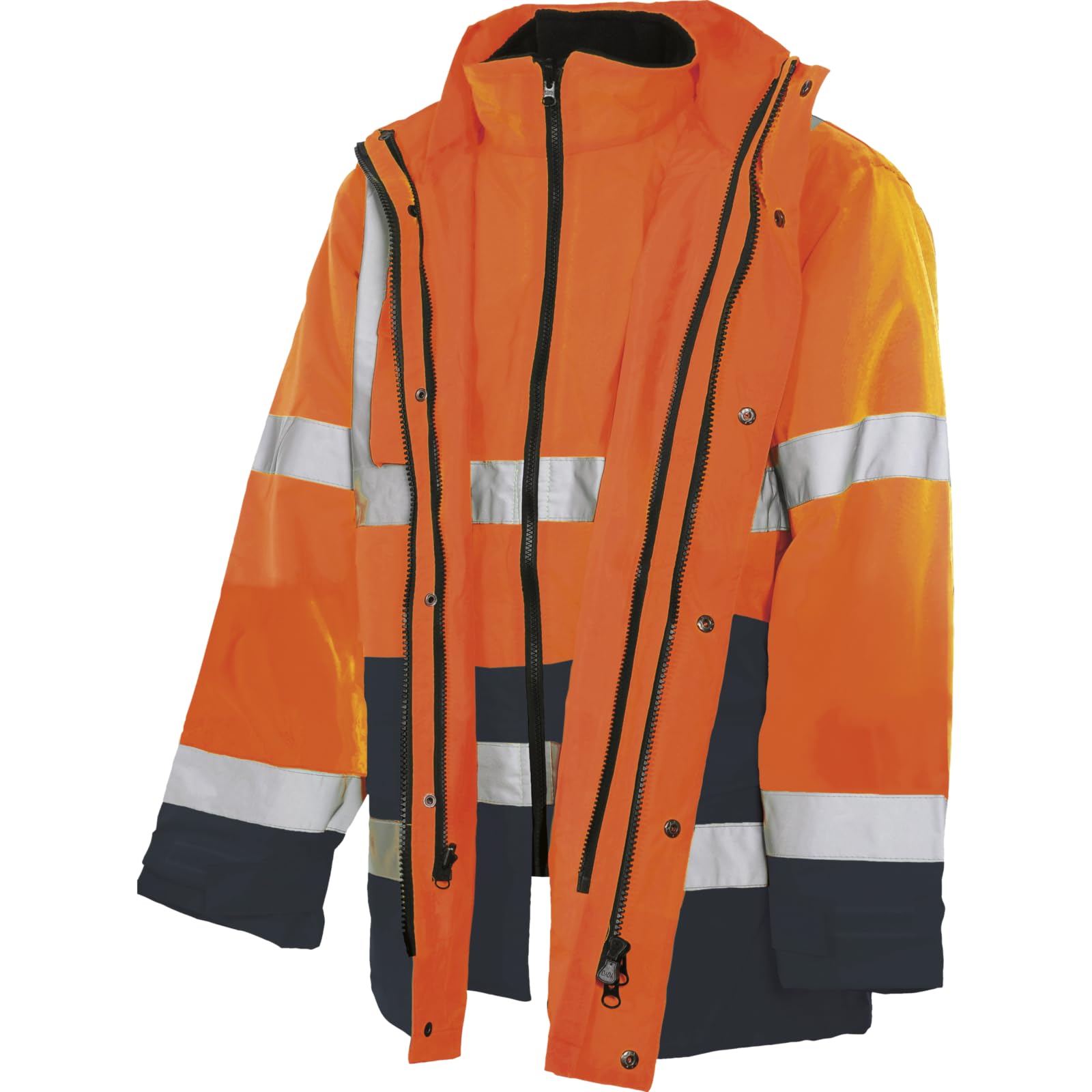 Würth MODYF Lumen Parka 4 en 1 orange taille M haute visibilité