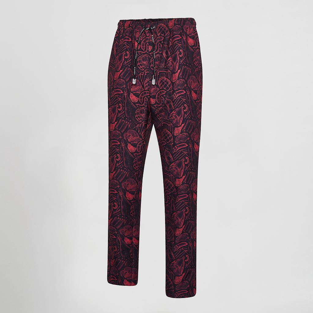 GARY'S pantalon microfibre imprimé avocado unisexe
