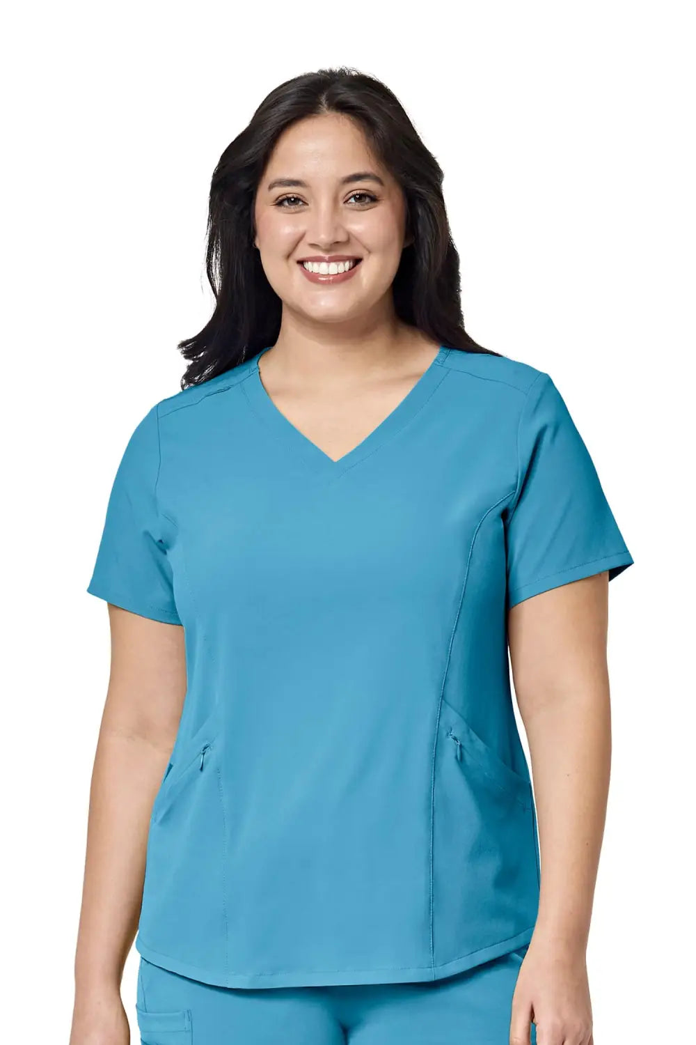 Aelin EMMA Renew tunique médicale femme bleu 4 poches