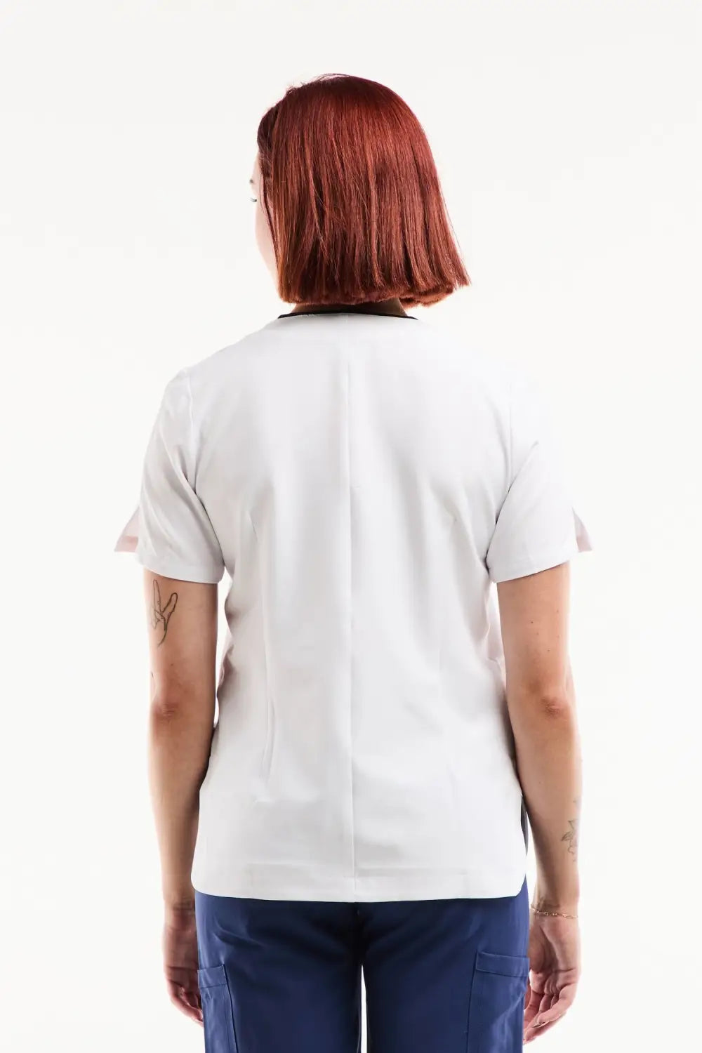 Aelin Serena blouse médicale femme blanc stretch