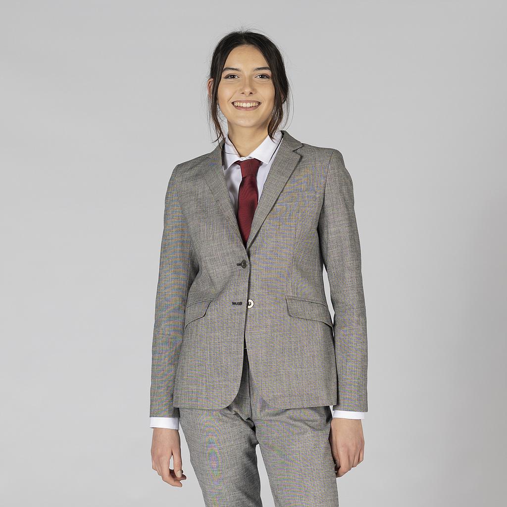 GARY'S Blazer Femme Cheviot gris veste tailleur