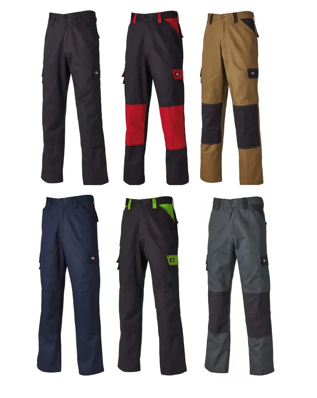 Dickies Pantalon Travail Genouillères Homme Gris Noir