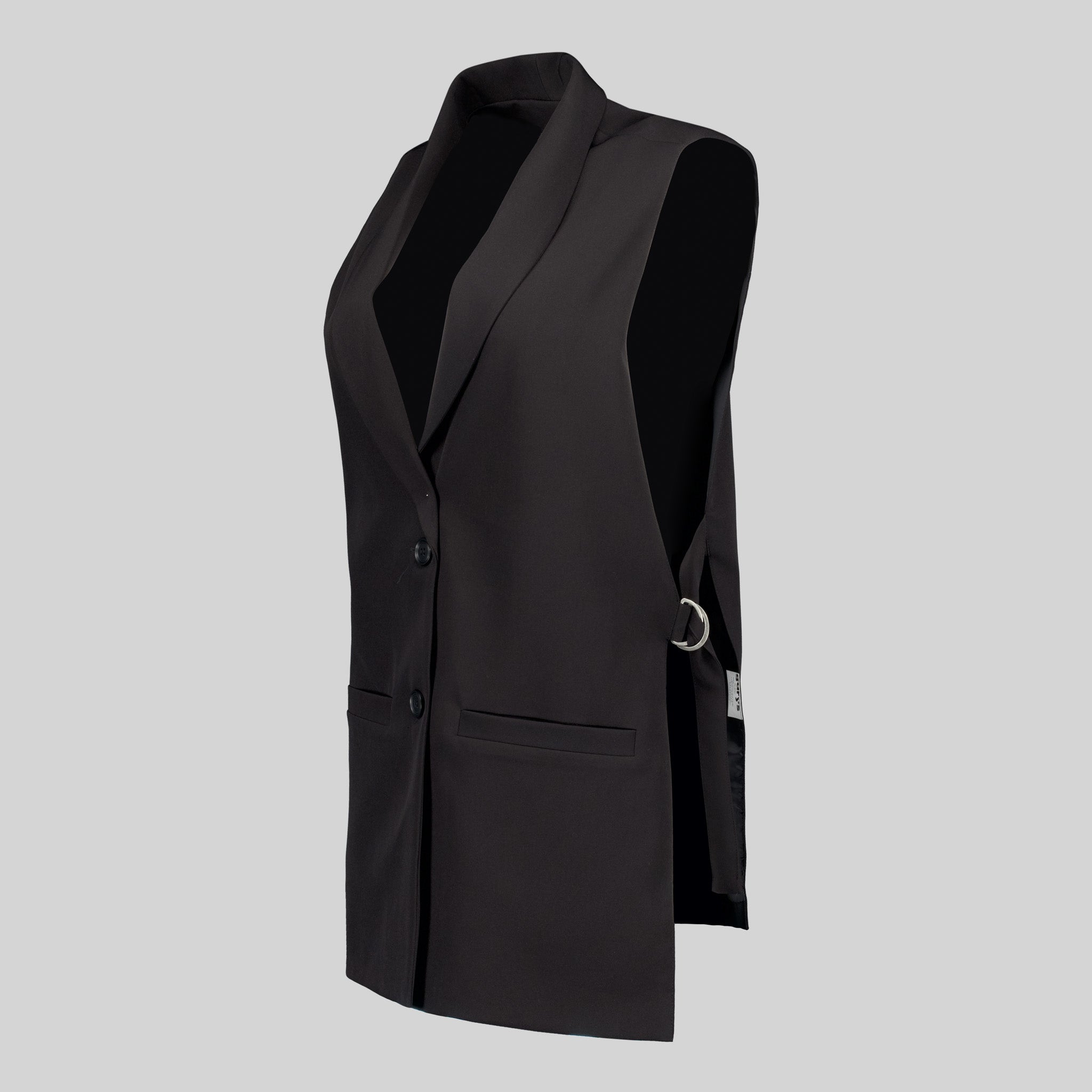 Gary's Morera gilet femme noir col smoking