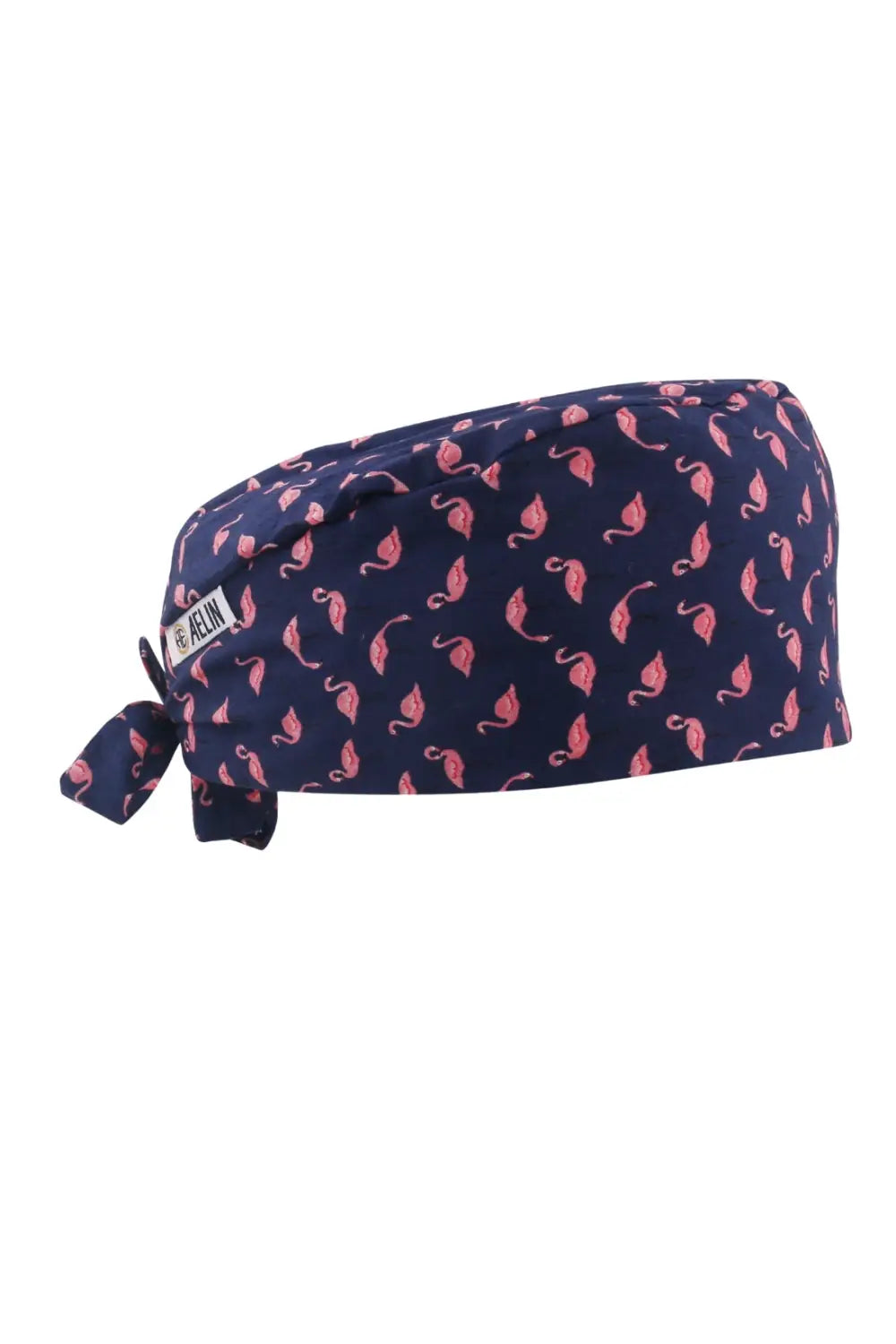 Aelin Paris calot chirurgien bleu marine flamant cheveux courts