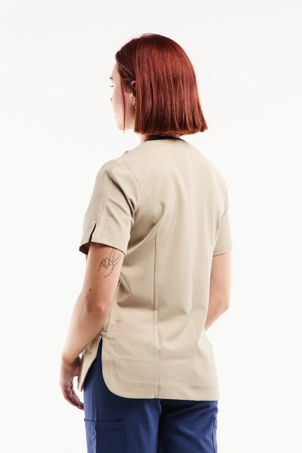 Aelin Serena Blouse Médicale Femme Sable stretch