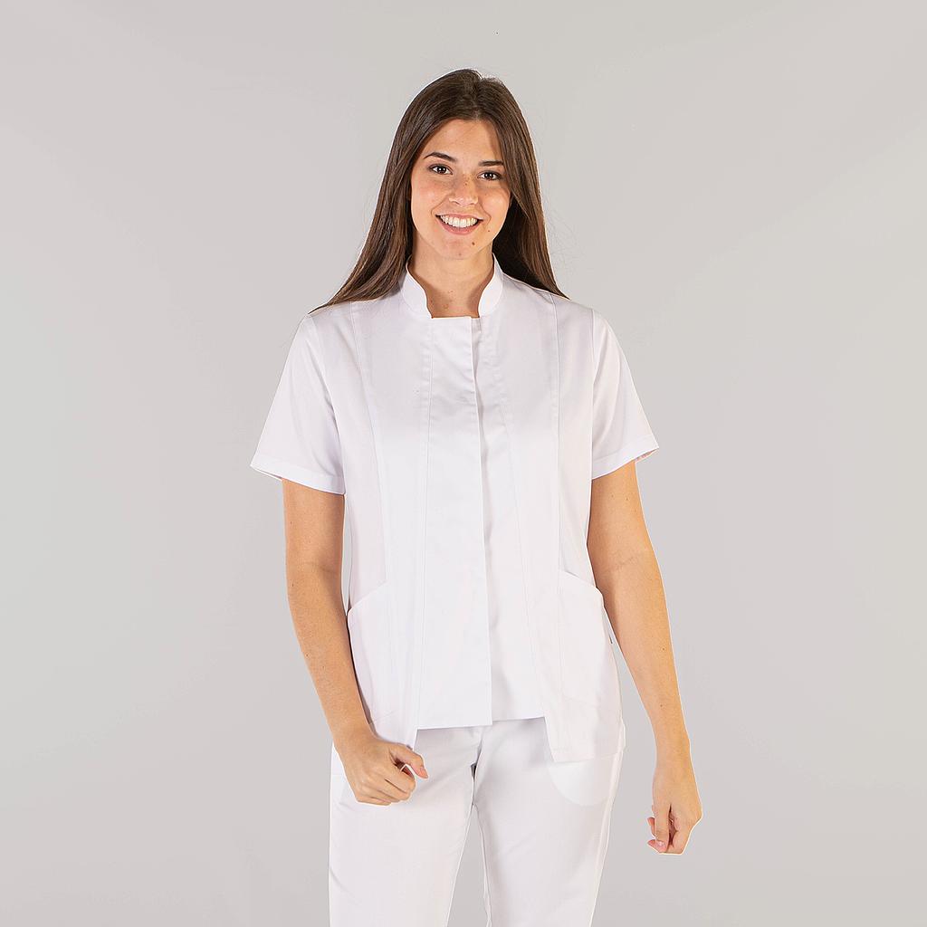 GARY'S Nagore blouse médicale femme blanc manches courtes