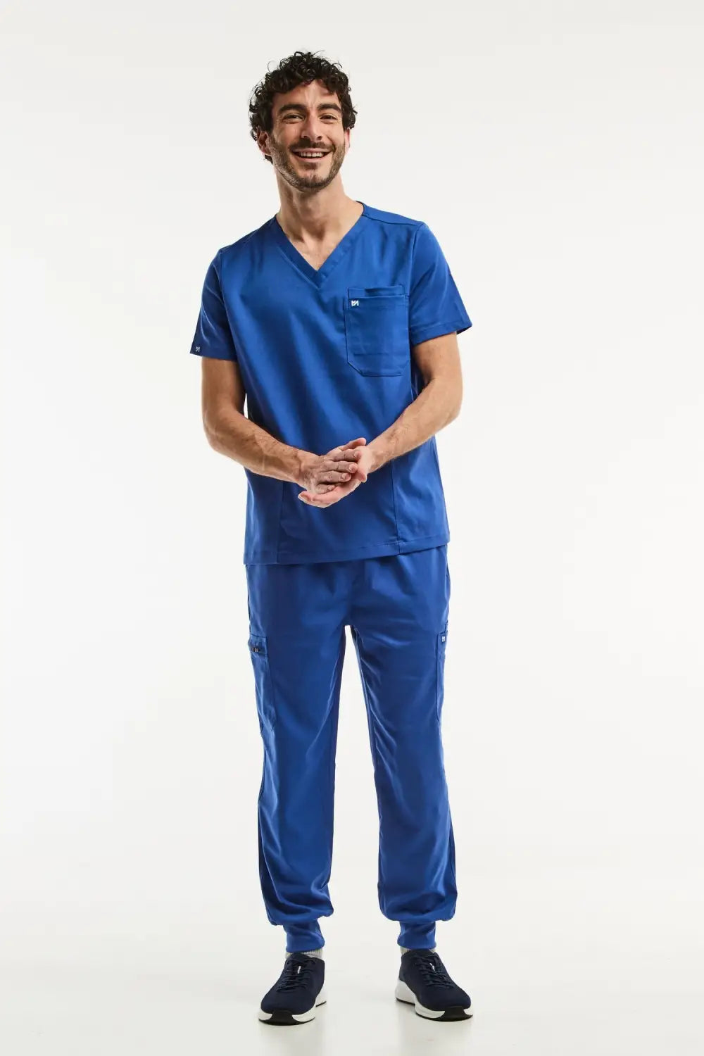 Aelin LUCA Jogger tenue médicale homme bleu roi