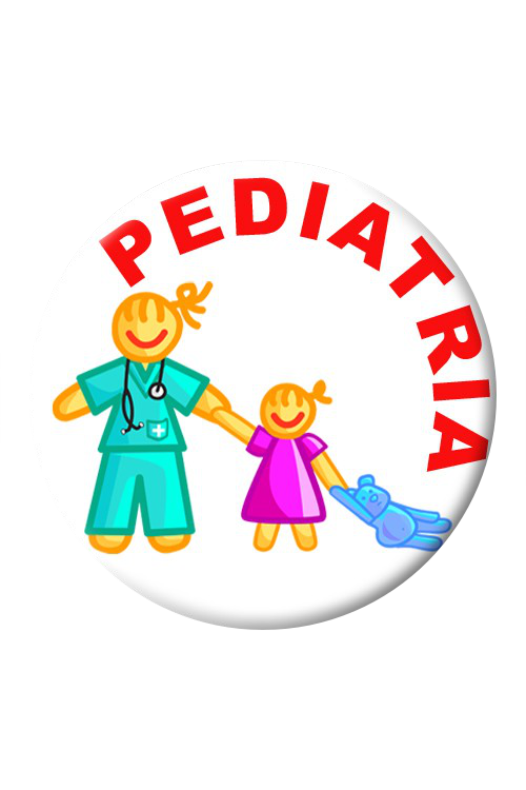 Enfermania Regalos Pediatria badge 38 mm plastifié