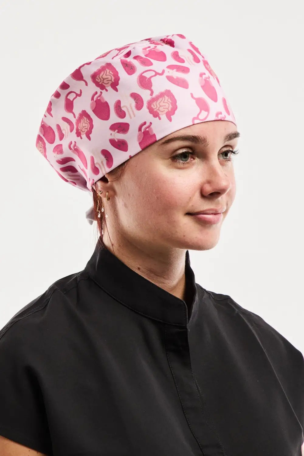 Aelin Paris calot de bloc organes roses cheveux courts