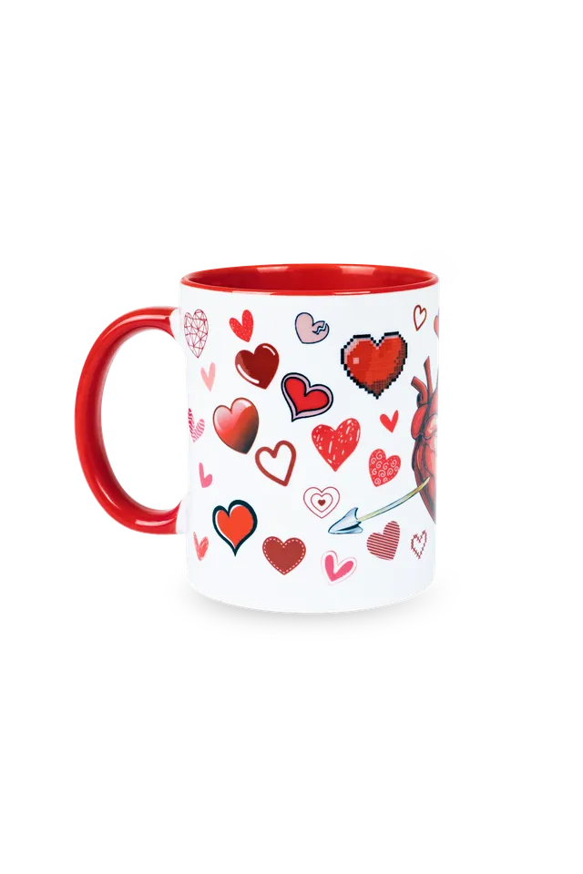 Enfermania Regalos Amor Propio mug céramique rouge 350 ml