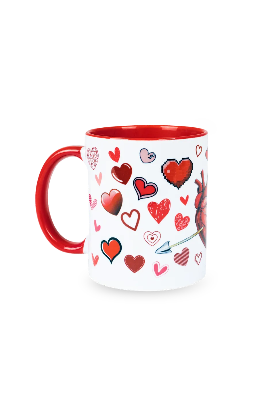 Enfermania Regalos Amor Propio mug céramique rouge 350 ml