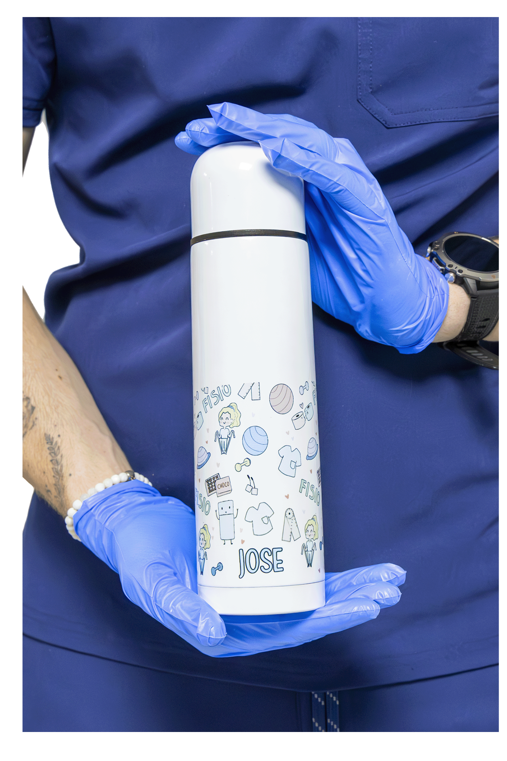 Enfermania Fisio Pastel gourde isotherme inox 700 ml
