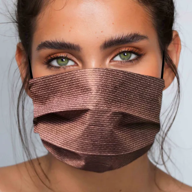 ILKOTT AA83 #0002 masque tissu 3 plis lot 2 imprimé