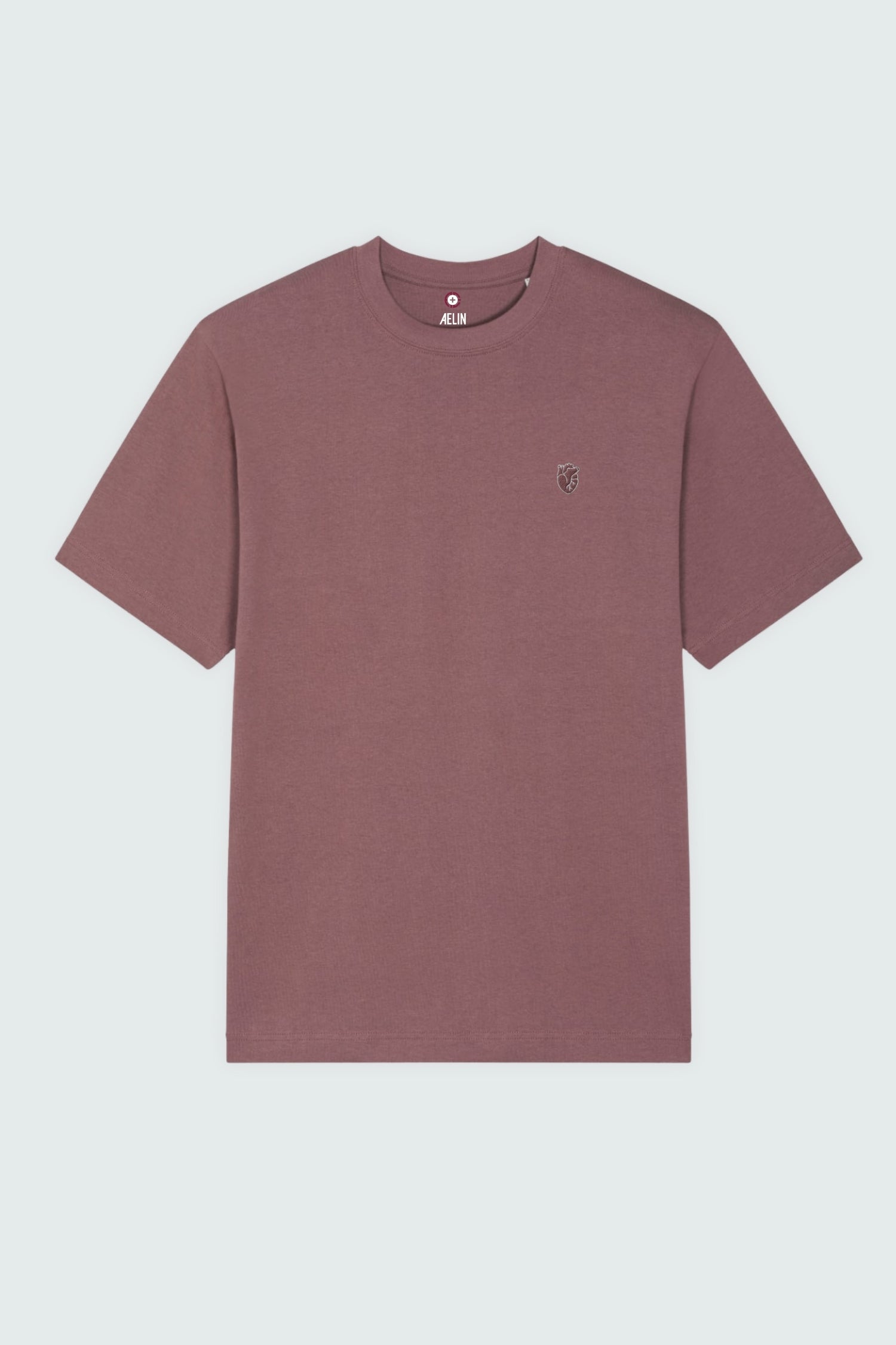 Aelin Slimfit NEW T-shirt heavy coton coeur bleu royal